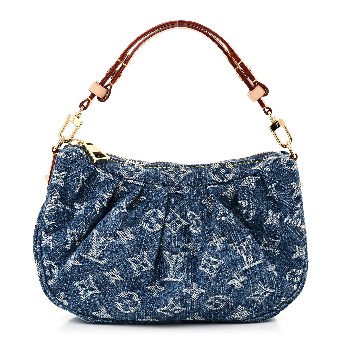 Monogram Denim Pochette Valley Blue