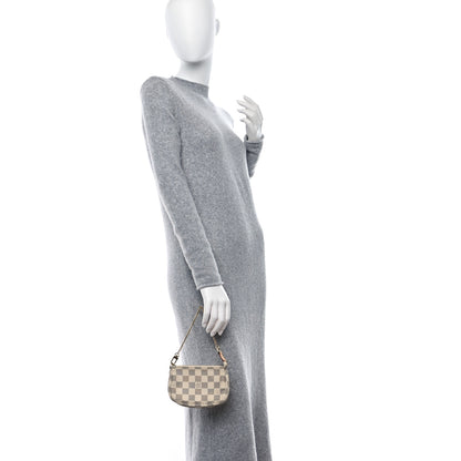 Louis Vuitton LOUIS VUITTON Damier Azur Mini Pochette Accessories 3 of 6