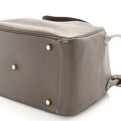 Hermes Taurillon Clemence Lindy 30 Etain 10 of 11