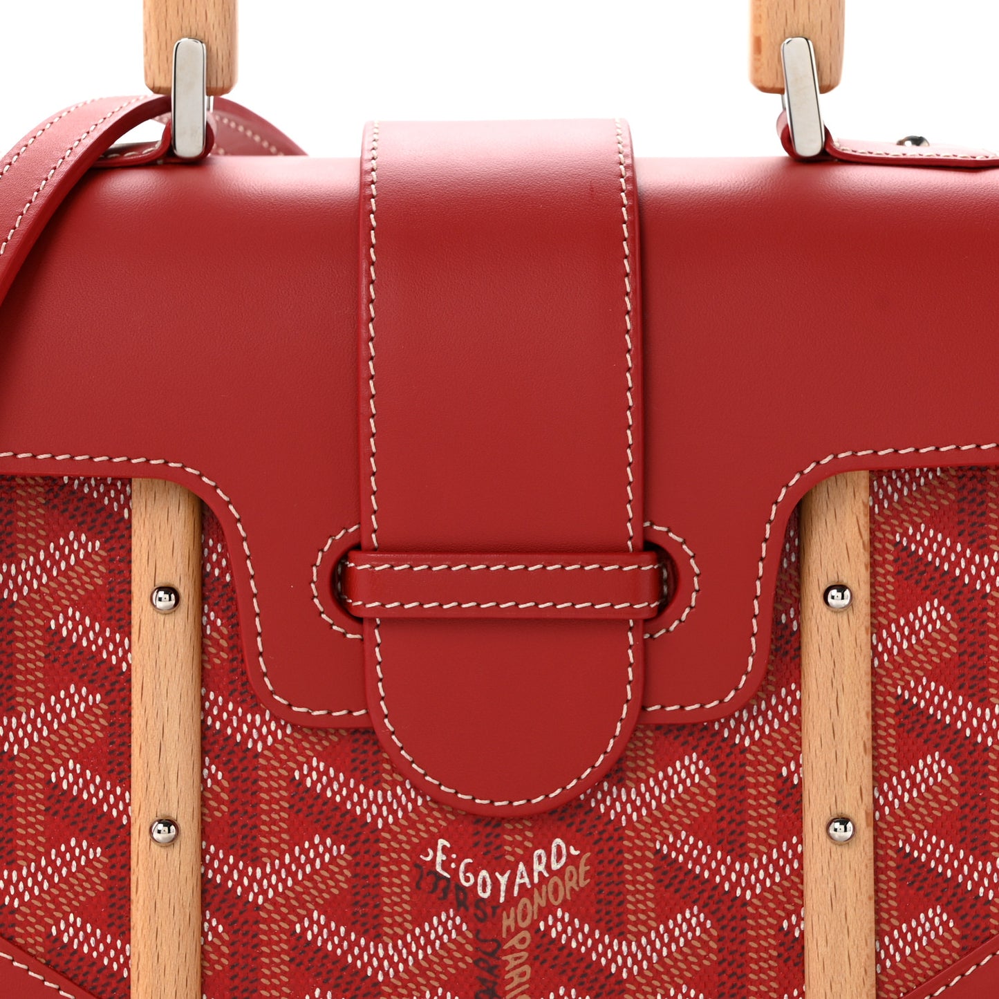 Goyardine Structure Mini Saigon Red