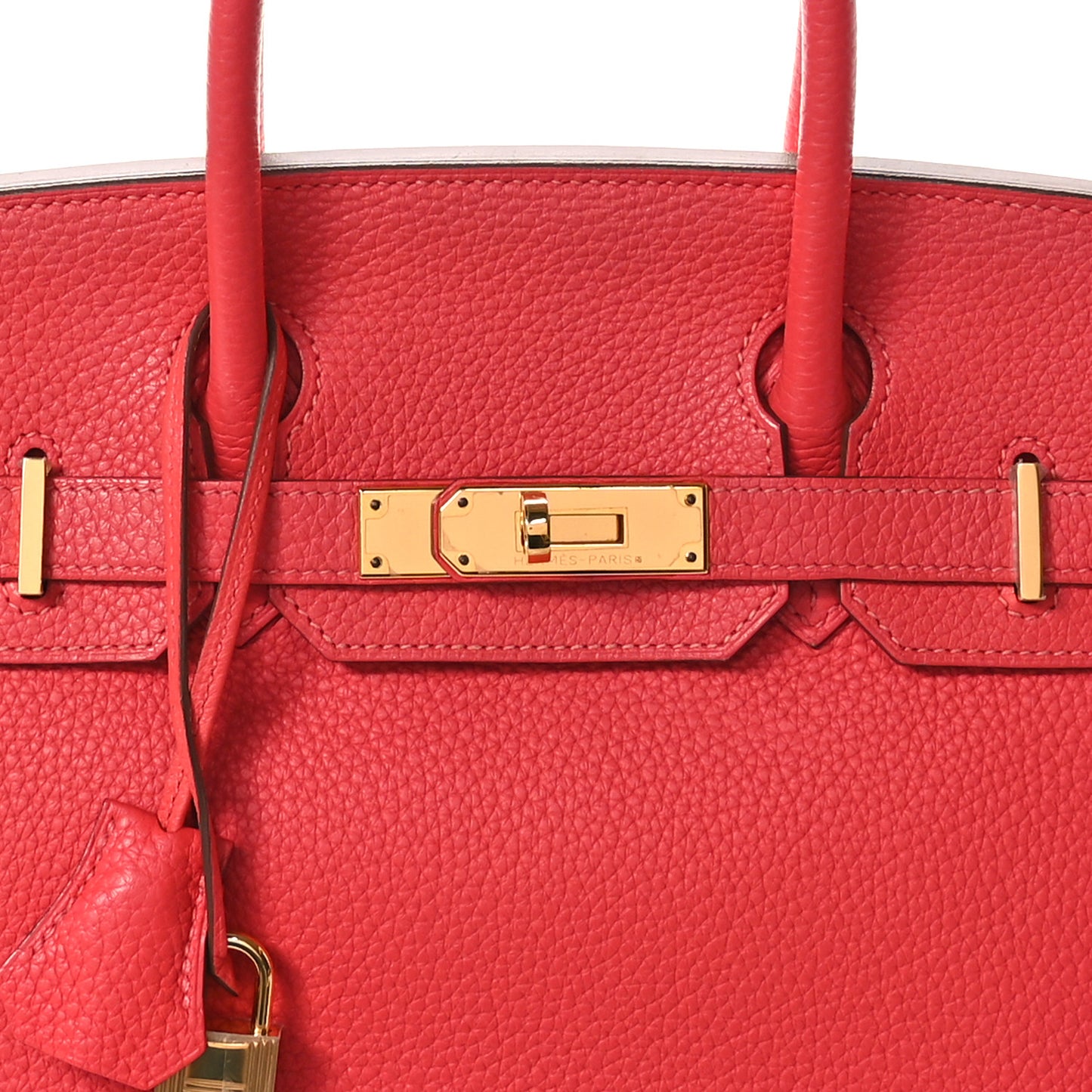 Togo Birkin 30 Rouge Pivoine