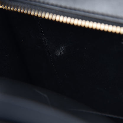Celine Felt Smooth Calfskin Nano Tri-Color Luggage Indigo Black Brown 10 of 12