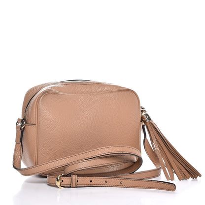 Gucci Pebbled Calfskin Small Soho Disco Bag Rose Beige 3 of 18