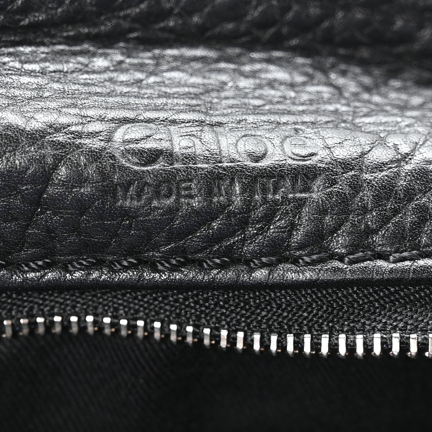 Calfskin Small Paddington Satchel So Black