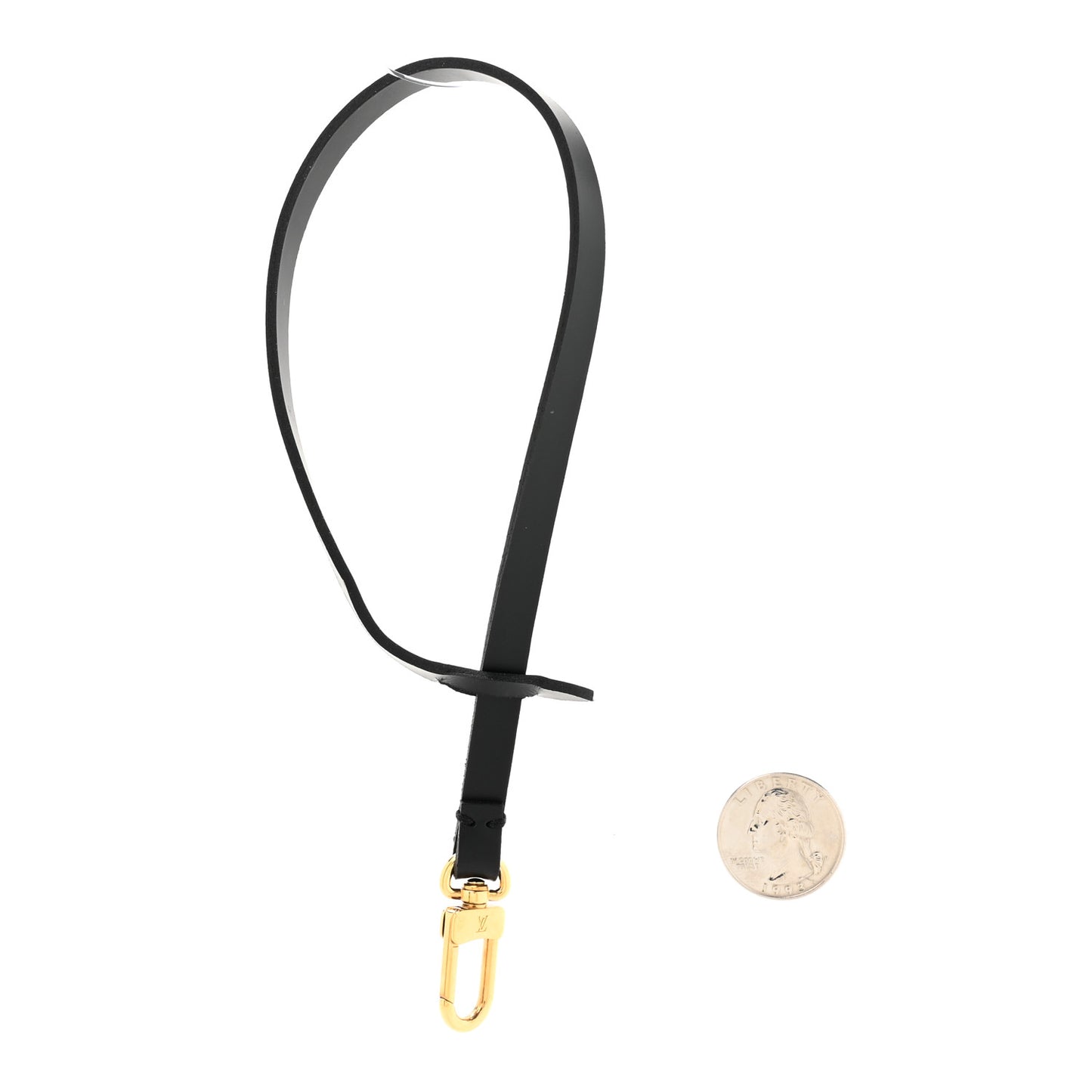 Calfskin Pochette Accessories Strap Black