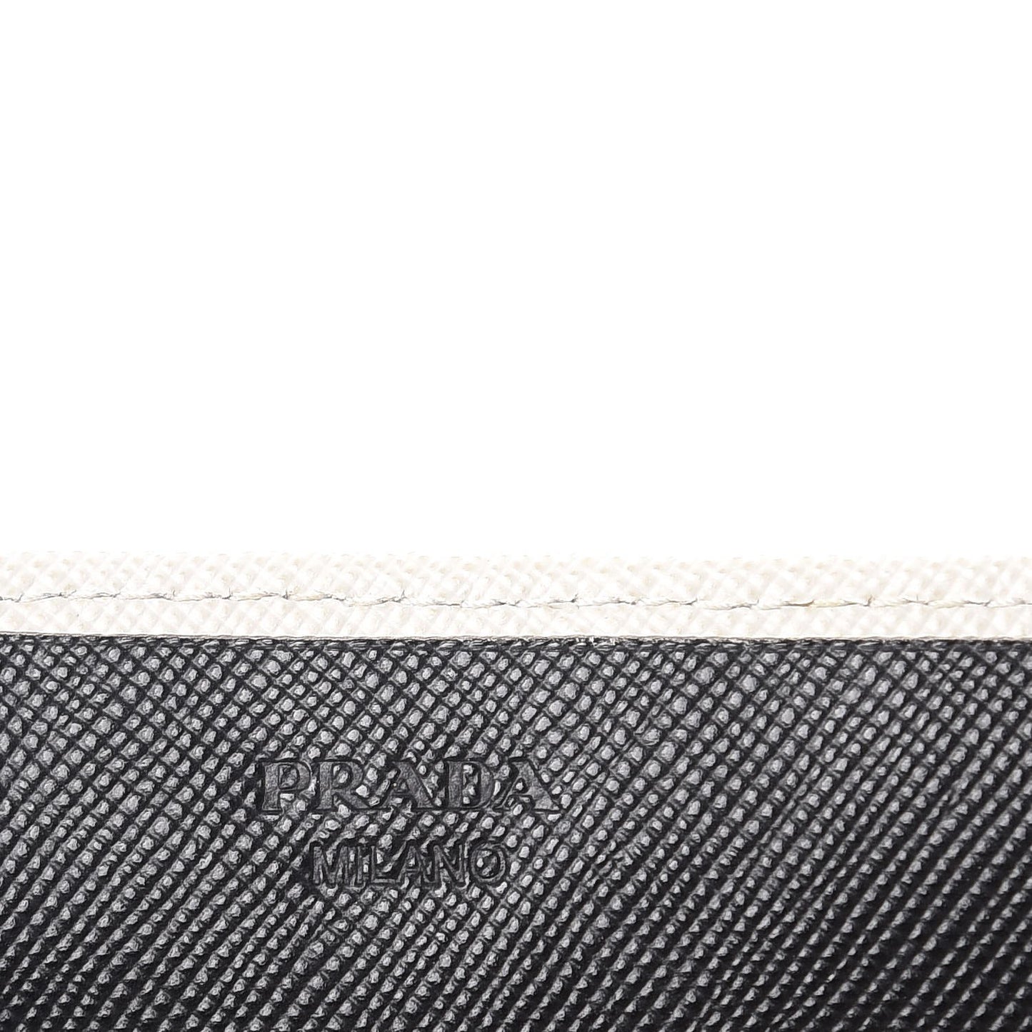 Saffiano Corner Continental Flap Wallet Talco Black