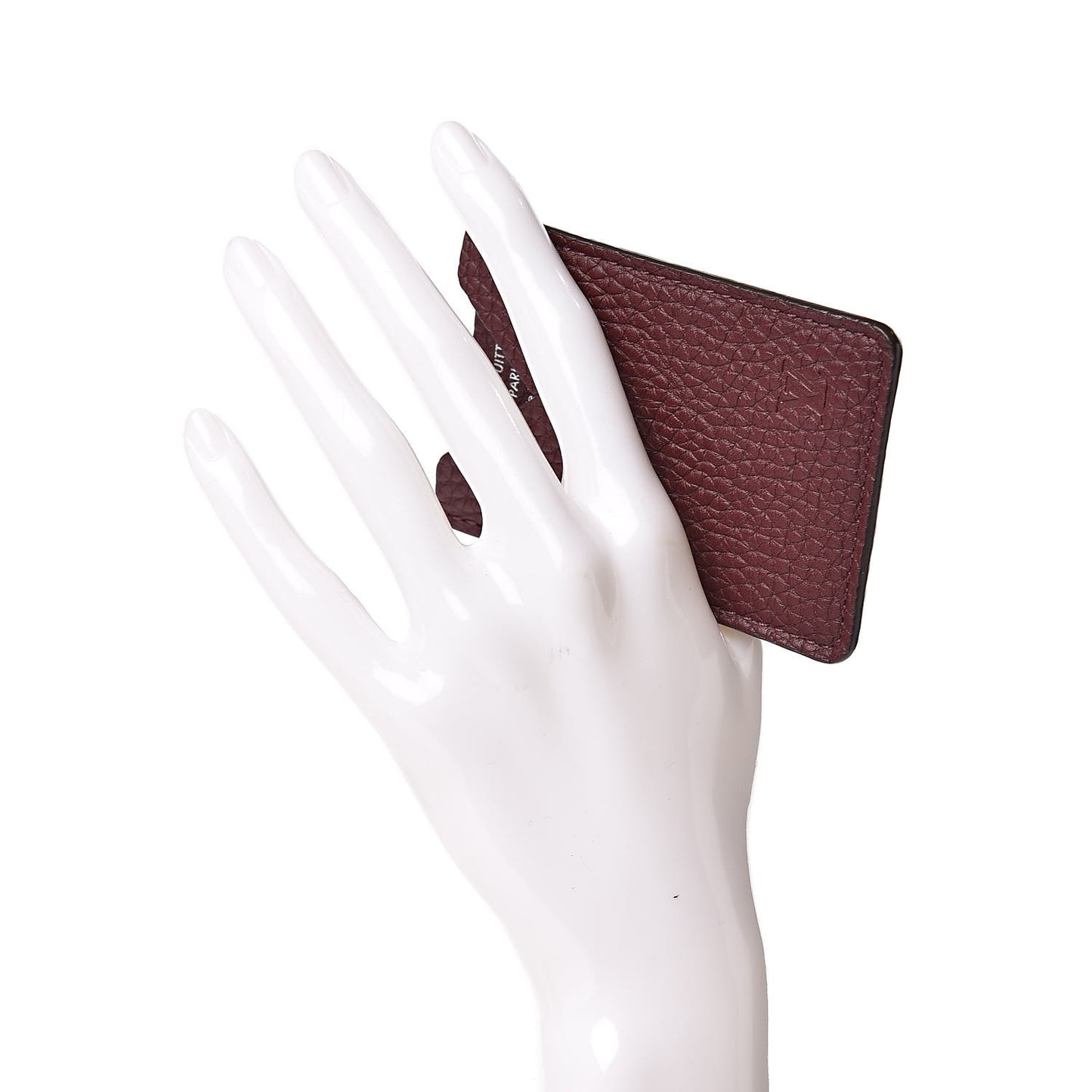 Taurillon Card Holder Bordeaux