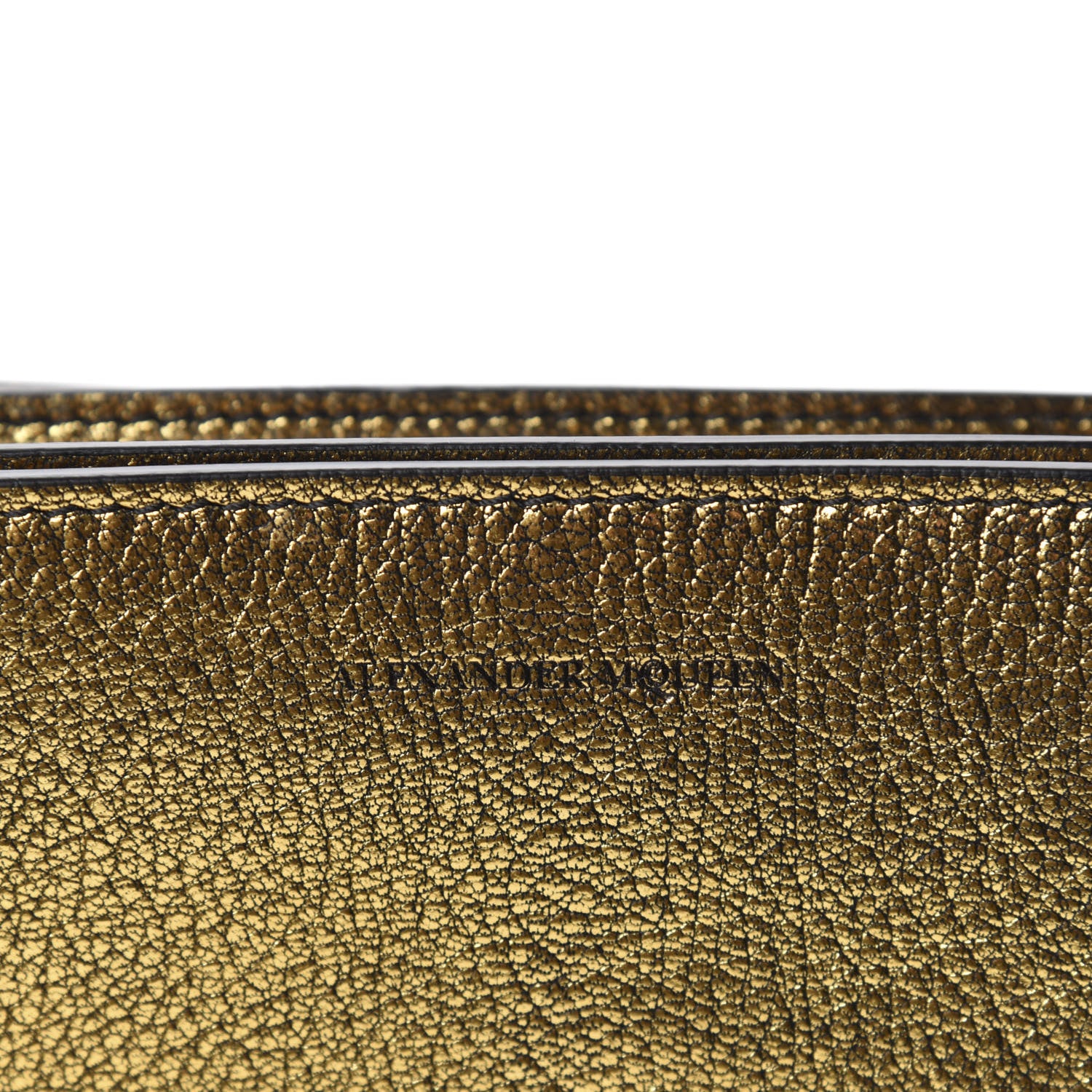 Alexander McQueen Metallic Small Twin Skull Chain Crossbody Antique Gold 8 of 10