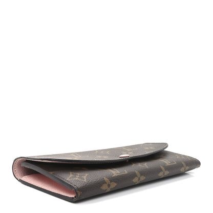 Louis Vuitton Monogram Emilie Wallet Rose Ballerine 4 of 7