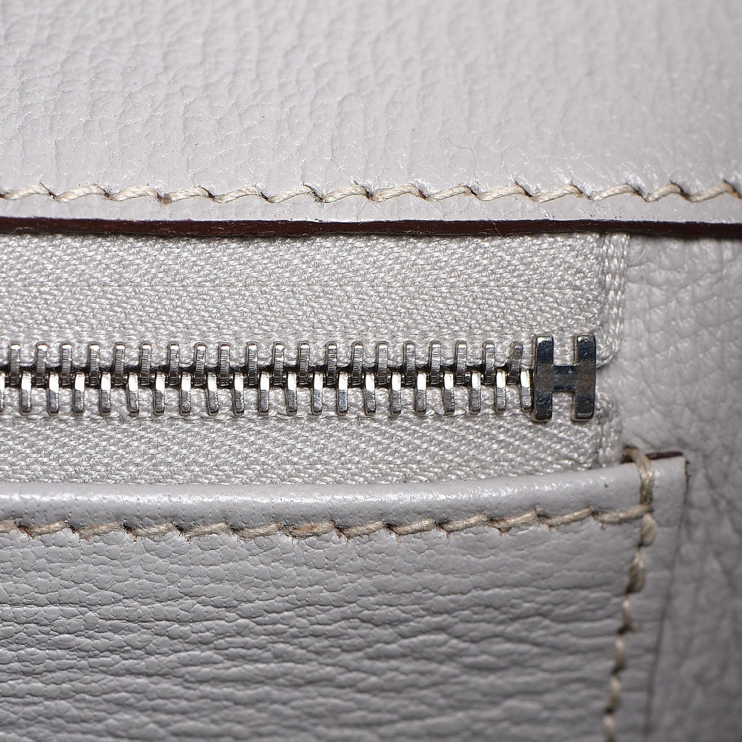 Togo Horeshoe Birkin 35 Etain Gris Perle
