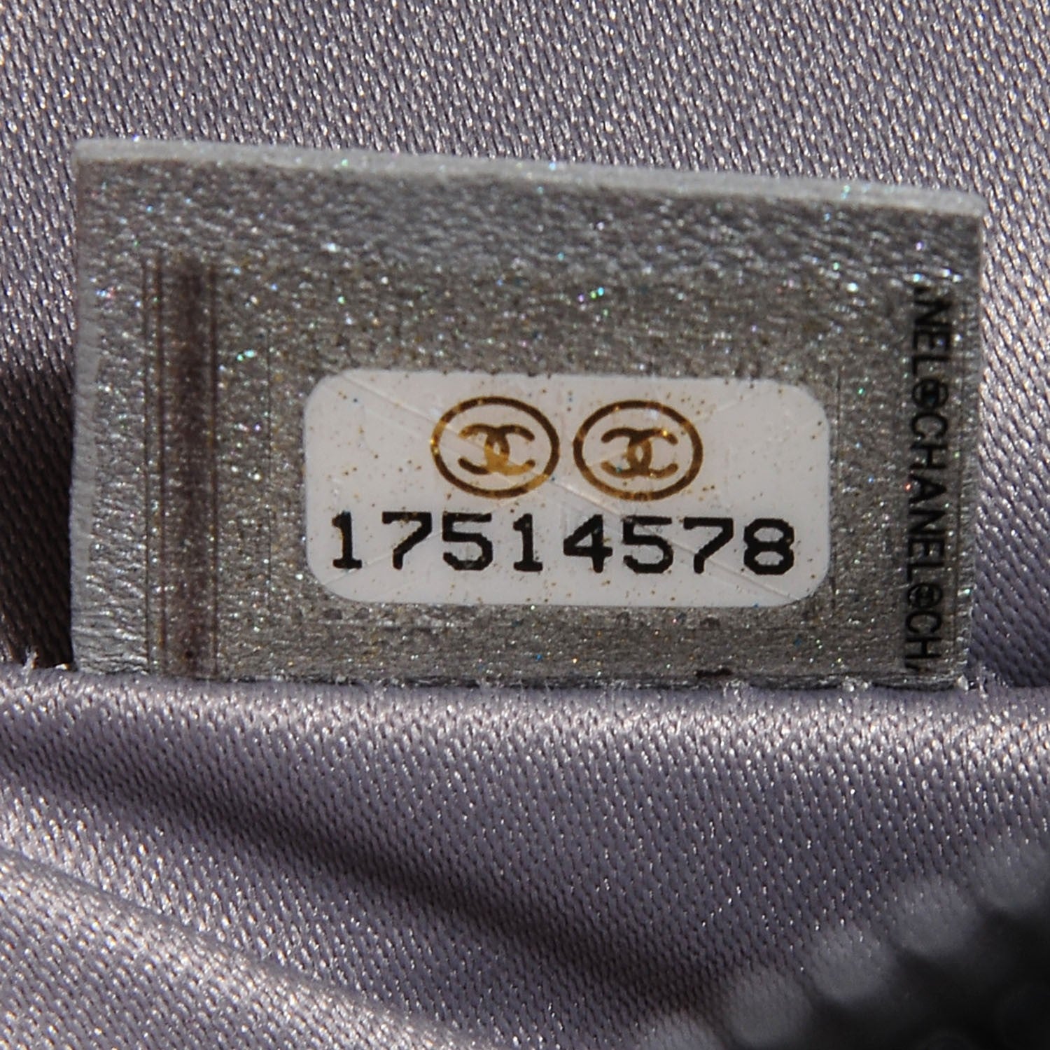 Chanel Lambskin Camellia Cosmetic Case Black 7 of 7