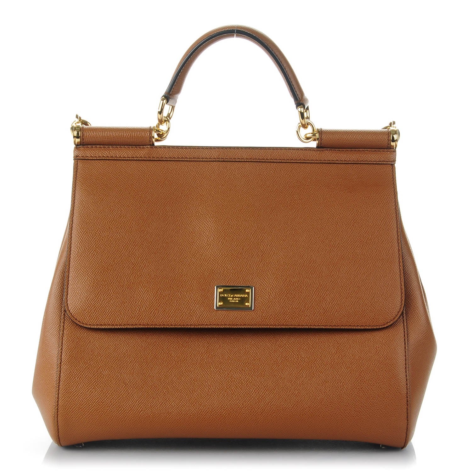 Dolce & Gabbana Dauphine Large Miss Sicily Satchel Beige 1 of 8