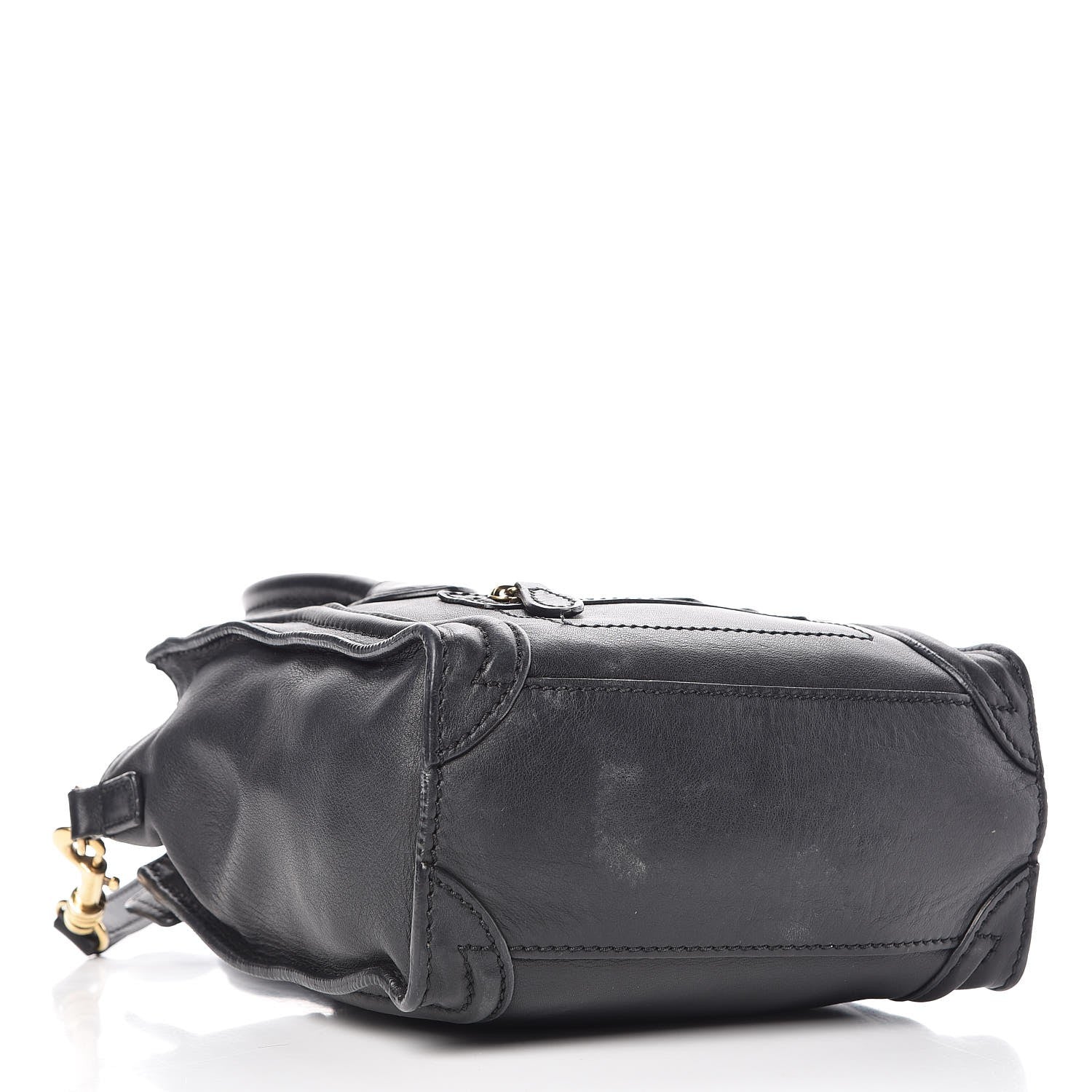 Celine Smooth Calfskin Nano Luggage Black 4 of 14