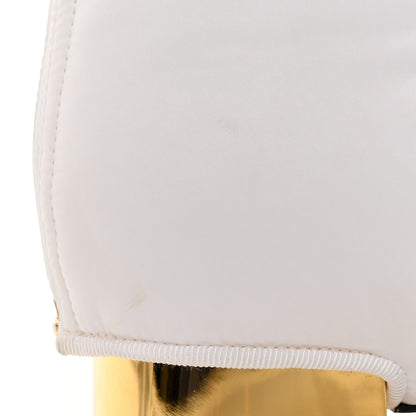 Chanel Mixed Fibers Lambskin Patent Calfskin Convertible High Boots 38 White 10 of 15
