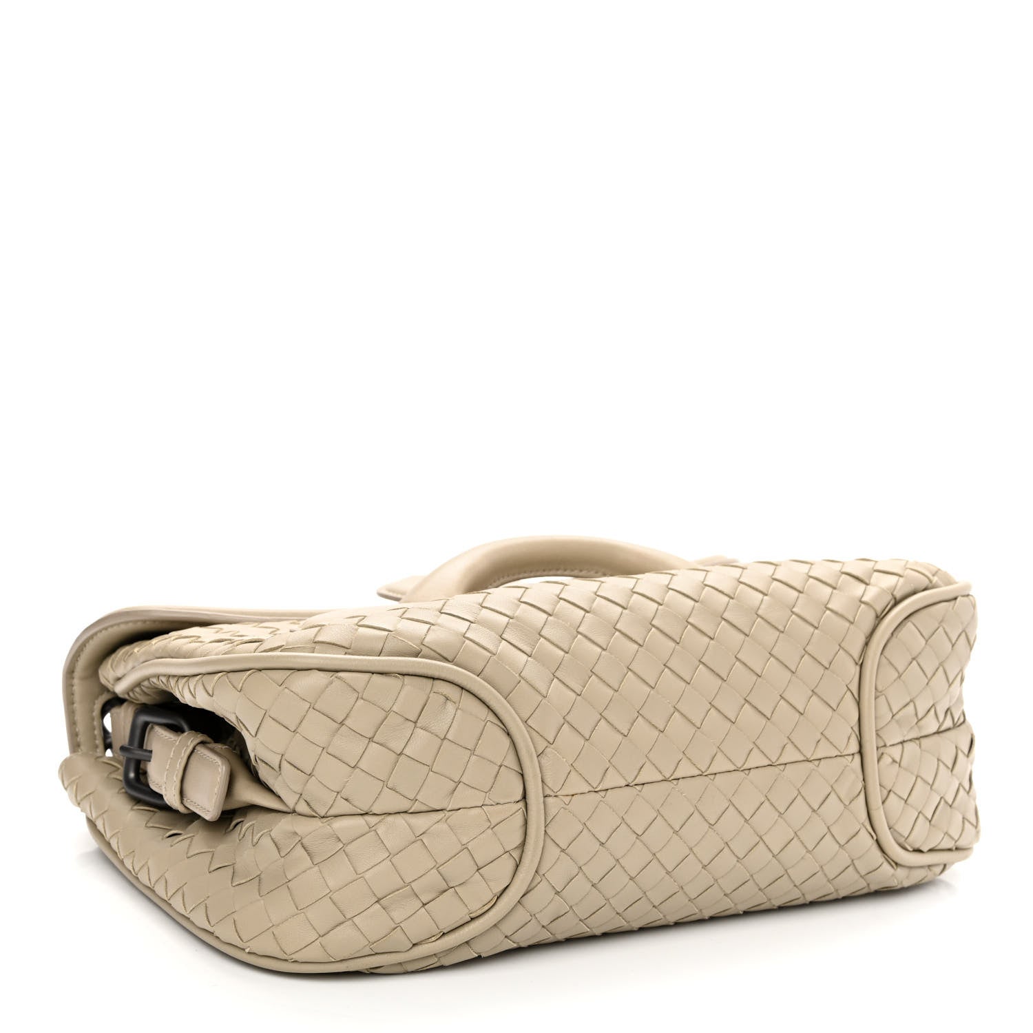 Bottega Veneta Nappa Intrecciato Rialto Shoulder Bag Nude 4 of 11