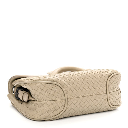 Bottega Veneta Nappa Intrecciato Rialto Shoulder Bag Nude 4 of 11