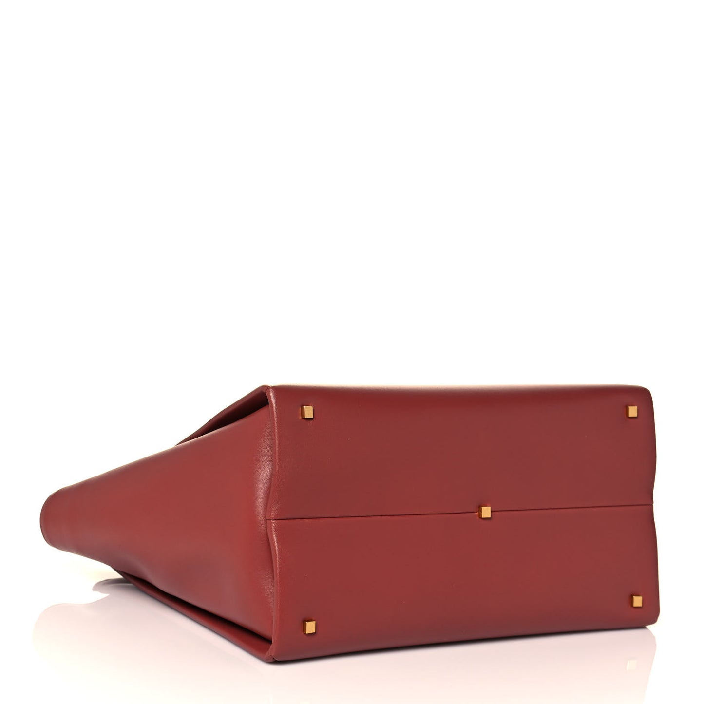 Nappa Large One Stud Handbag Gingerbread