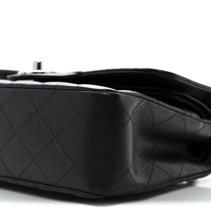 Chanel Caviar Quilted Small Double Flap Black Black 10 of 11
