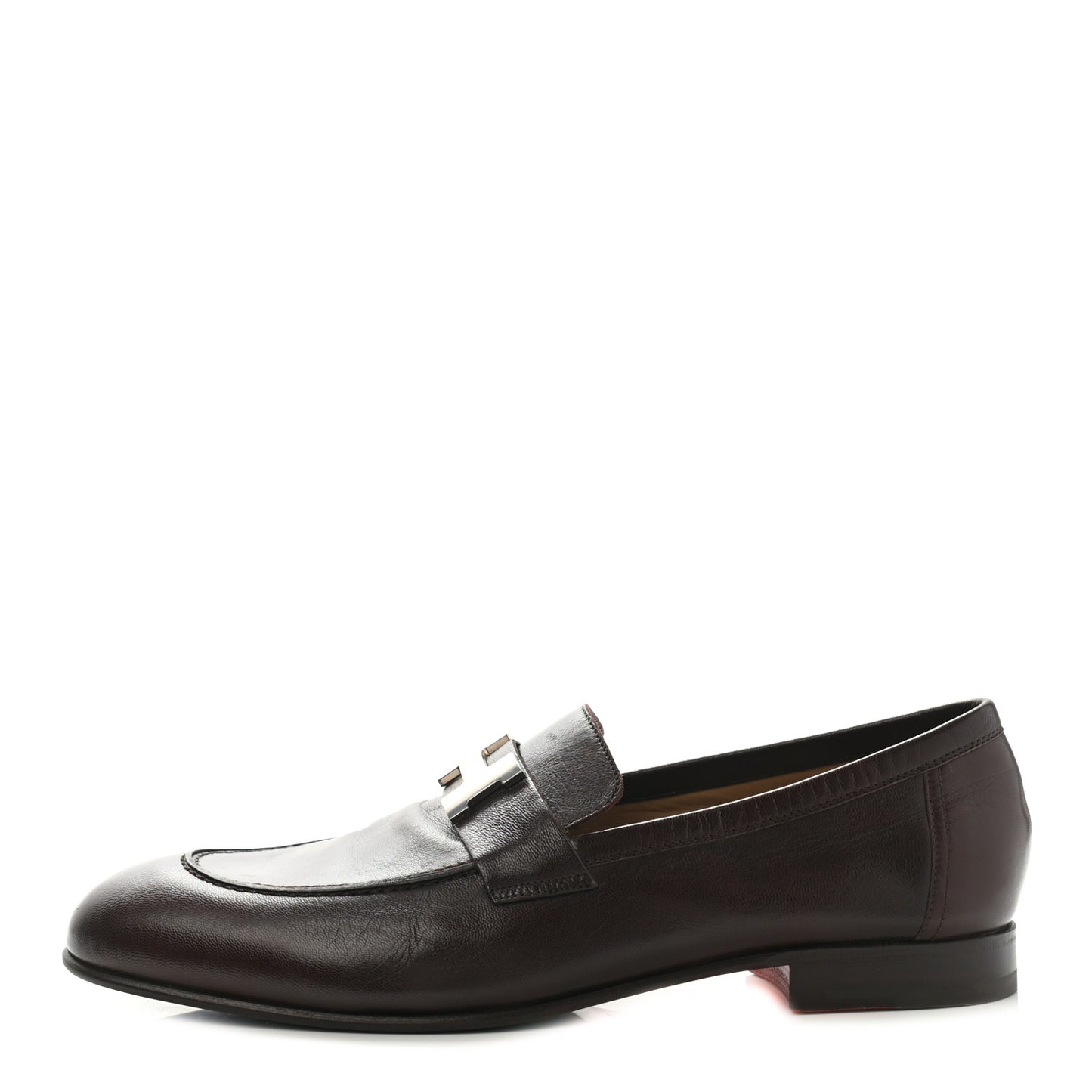 Goatskin Mens Paris Loafers 43 Cacao