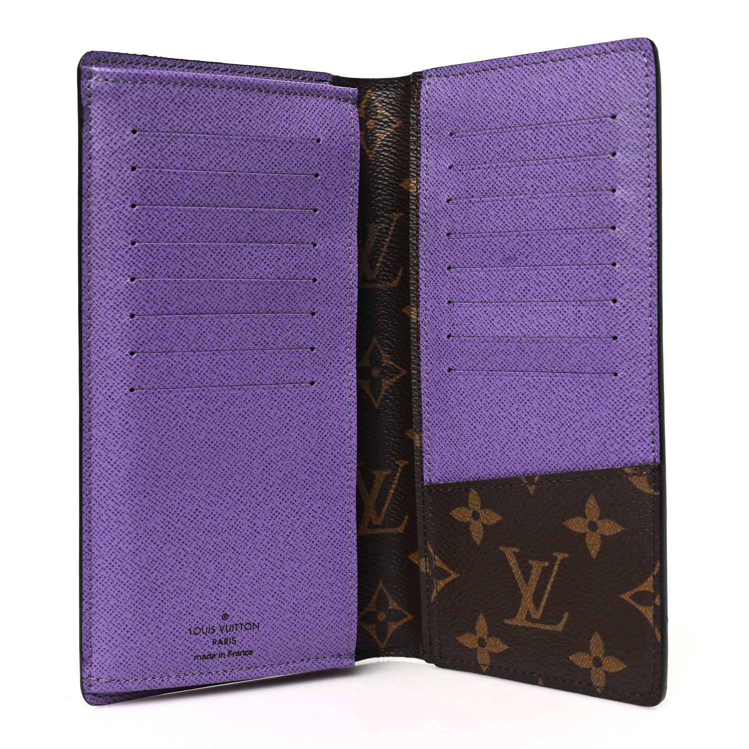 Louis Vuitton Monogram Brazza Wallet Purple 5 of 6
