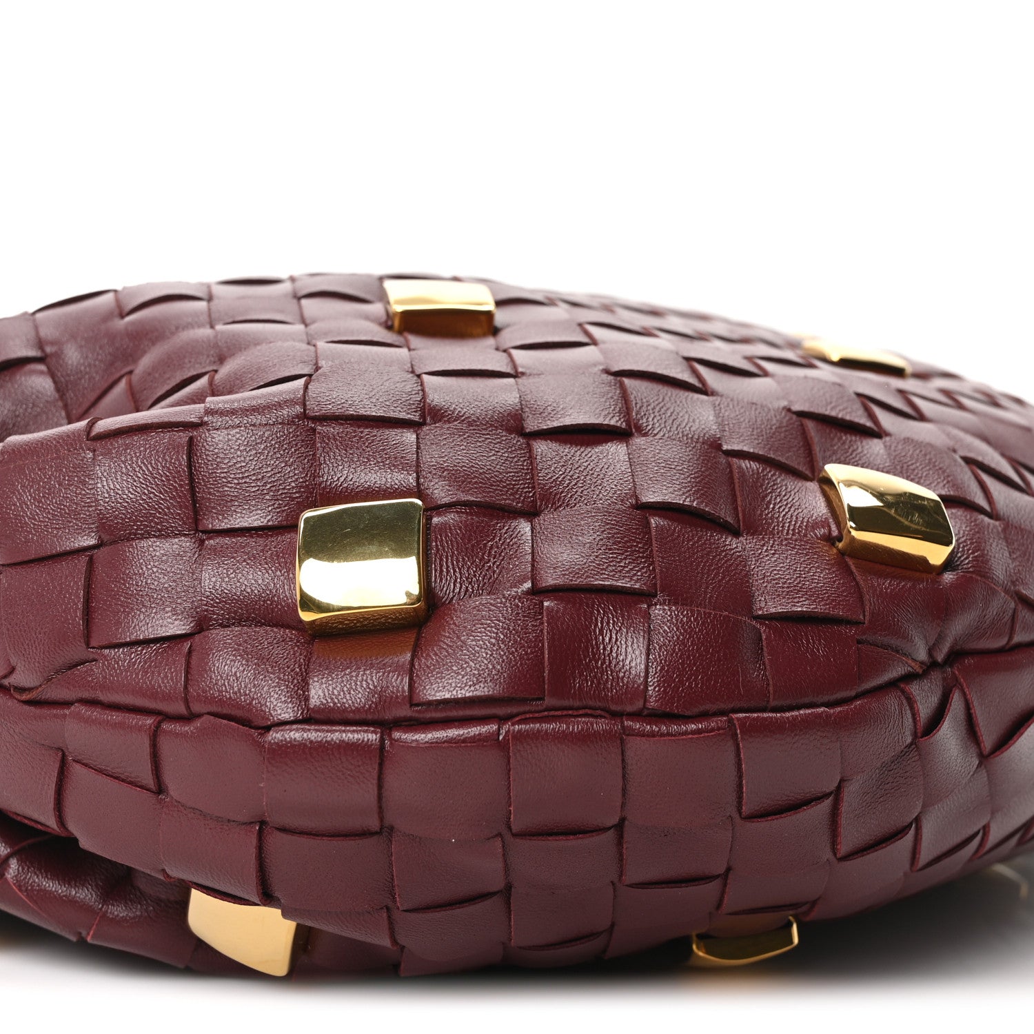 Bottega Veneta Nappa Intrecciato Studded Teen Jodie Hobo Barolo 9 of 10