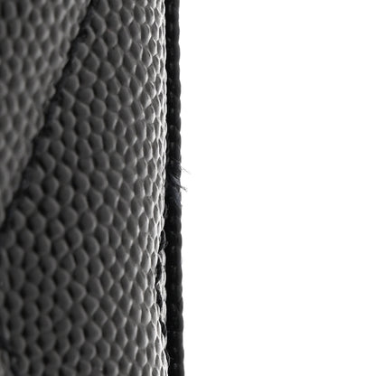Saint Laurent Grain De Poudre Matelasse Chevron Monogram Chain Wallet Black 12 of 12