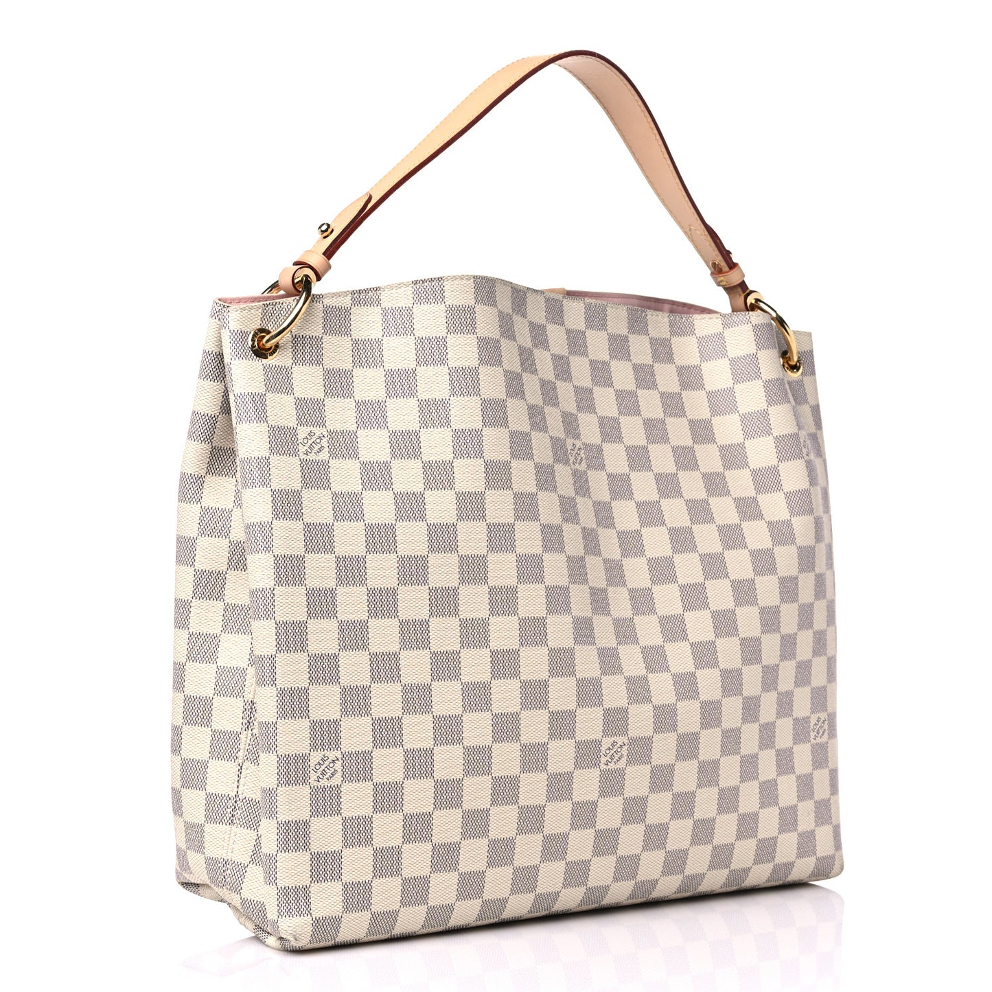 Damier Azur Graceful MM Rose Ballerine