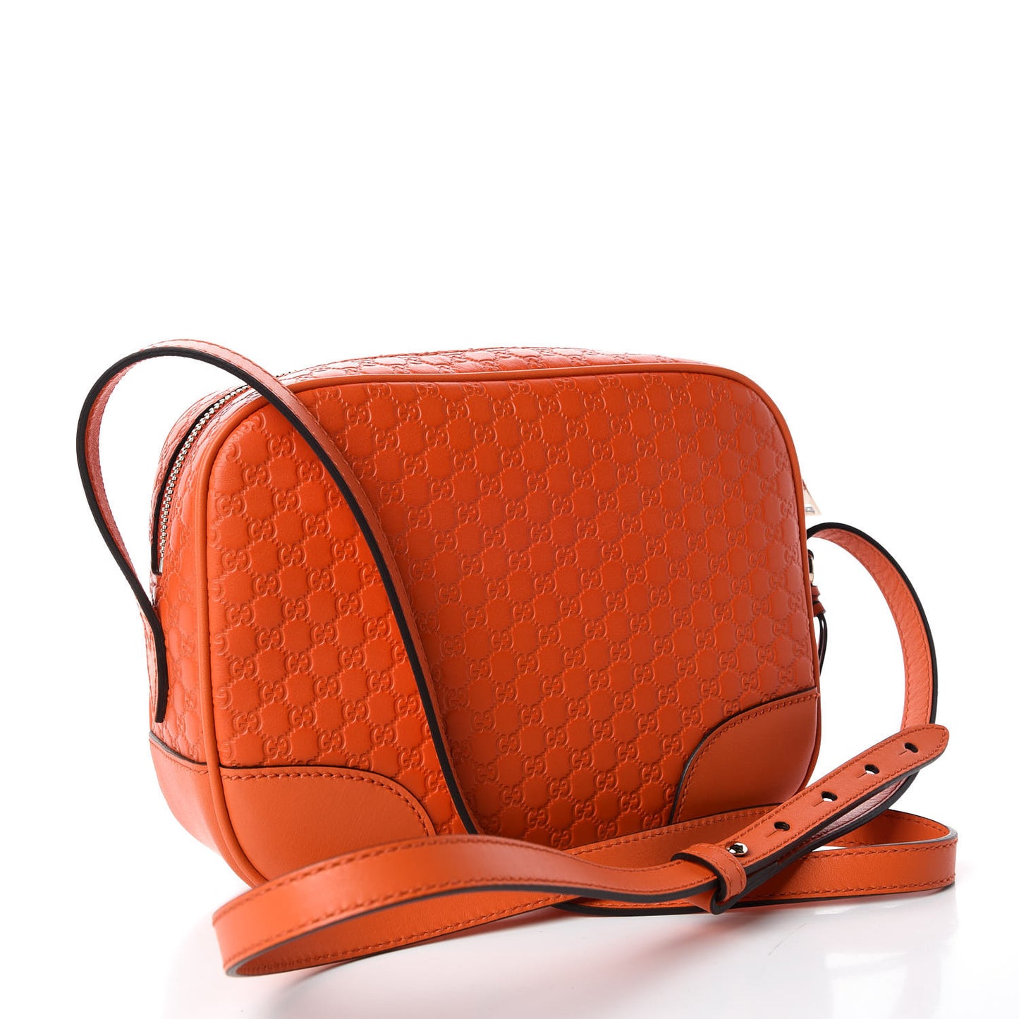 Soft Microguccissima Mini Bree Messenger Bag Sun Orange