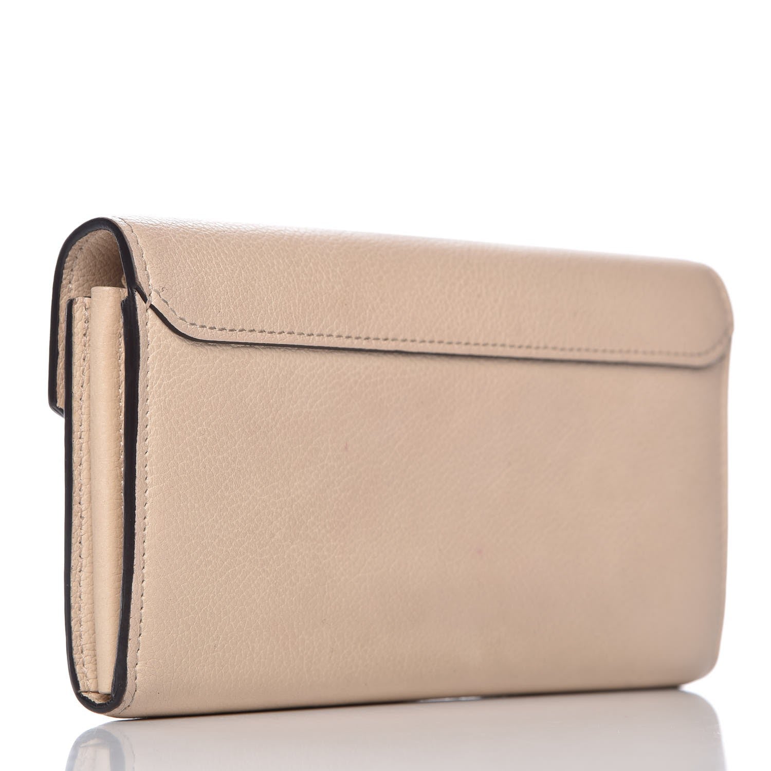 Louis Vuitton Calfskin Flowers My Lockme Wallet Creme 4 of 12