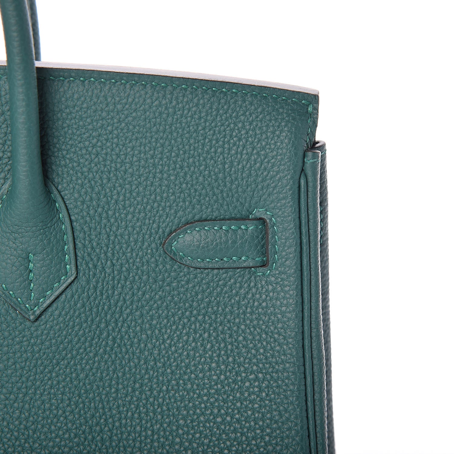 Hermes Togo Birkin 25 Malachite 13 of 38