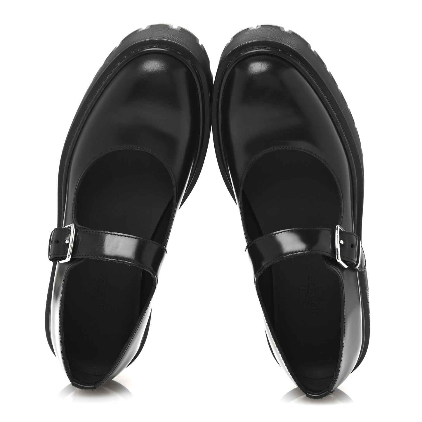 Glazed Calfskin Hoxton Oxford 35 Black