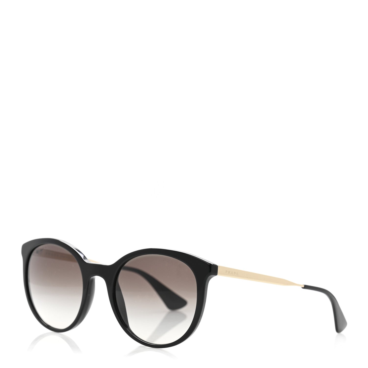 Prada Metal Aviator Sunglasse SPR 17S Black 1 of 9