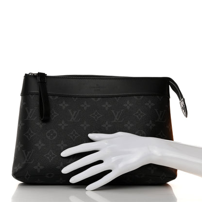 Louis Vuitton Monogram Eclipse Pochette Voyage Souple 2 of 8