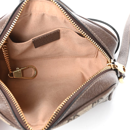 Gucci GG Supreme Monogram Web Mini Ophidia Shoulder Bag Brown 5 of 9
