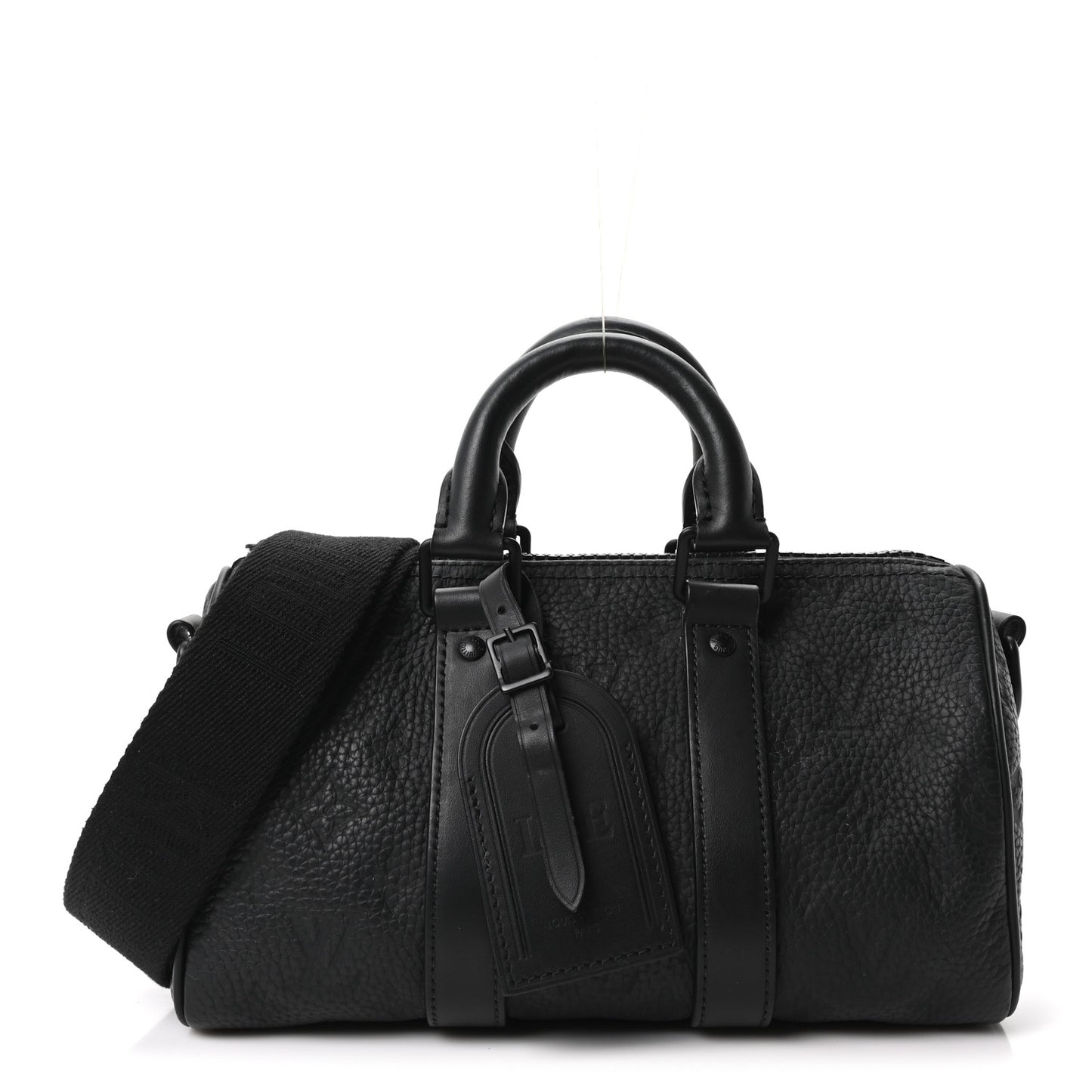 Monogram Taurillon Keepall Bandouliere 25 Black