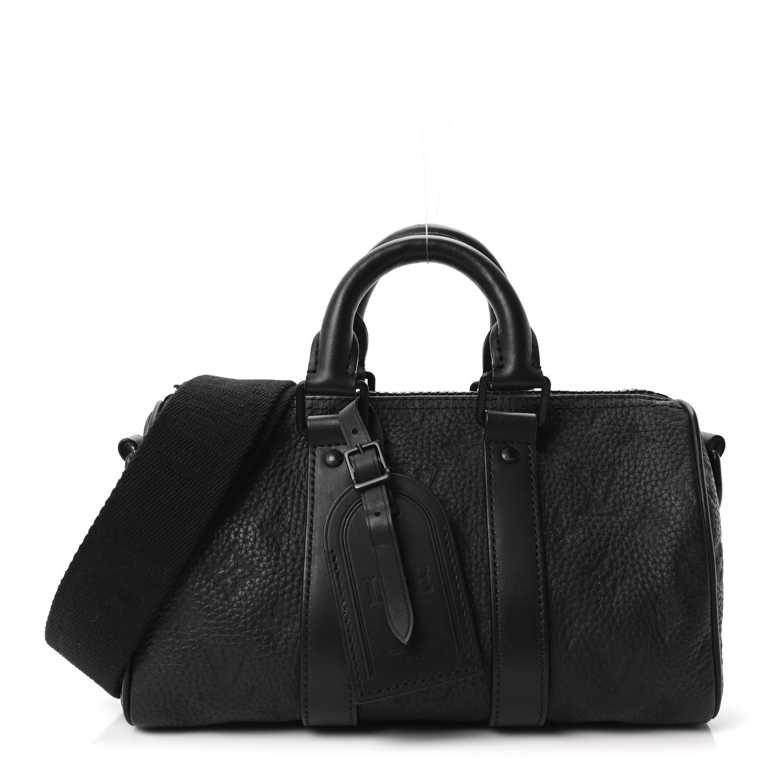 Louis Vuitton Monogram Taurillon Keepall Bandouliere 25 Black 1 of 10