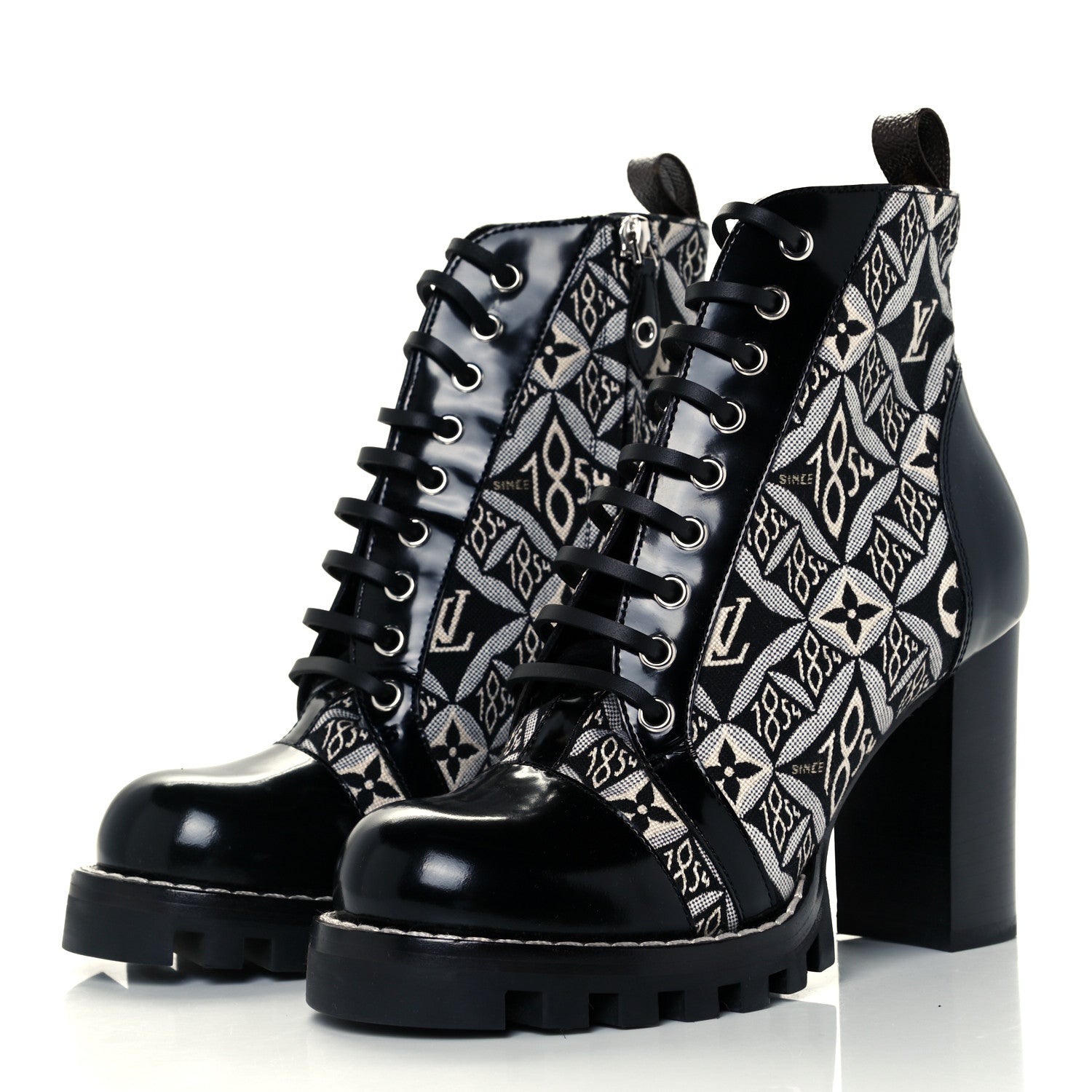Louis Vuitton Since 1854 Star Trail Ankle Boots 38 Blue 3 of 11
