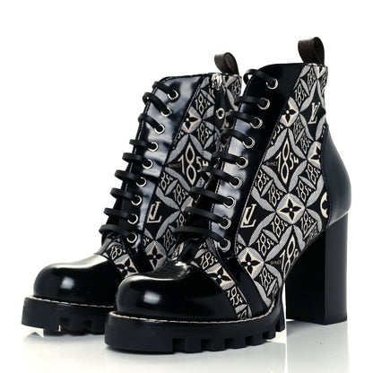 Louis Vuitton Since 1854 Star Trail Ankle Boots 38 Blue 3 of 11