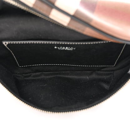 Burberry E-canvas Check Cason Bum Bag Dark Birch Brown 5 of 11