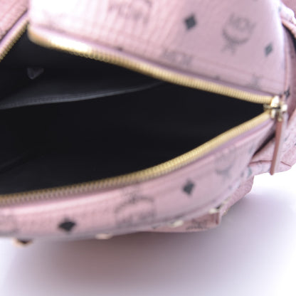 MCM Visetos Studded Small Stark M Backpack Soft Pink 4 of 10