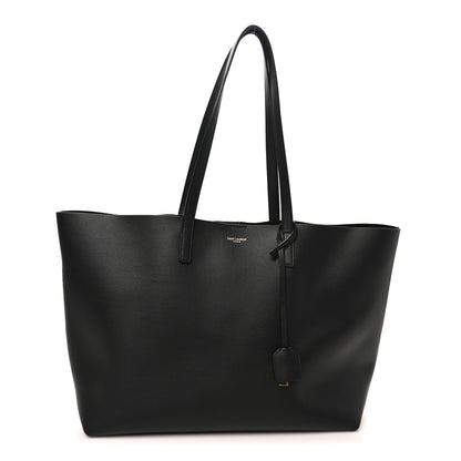 Saint Laurent Calfskin Large Shopping Tote Black 1 of 11