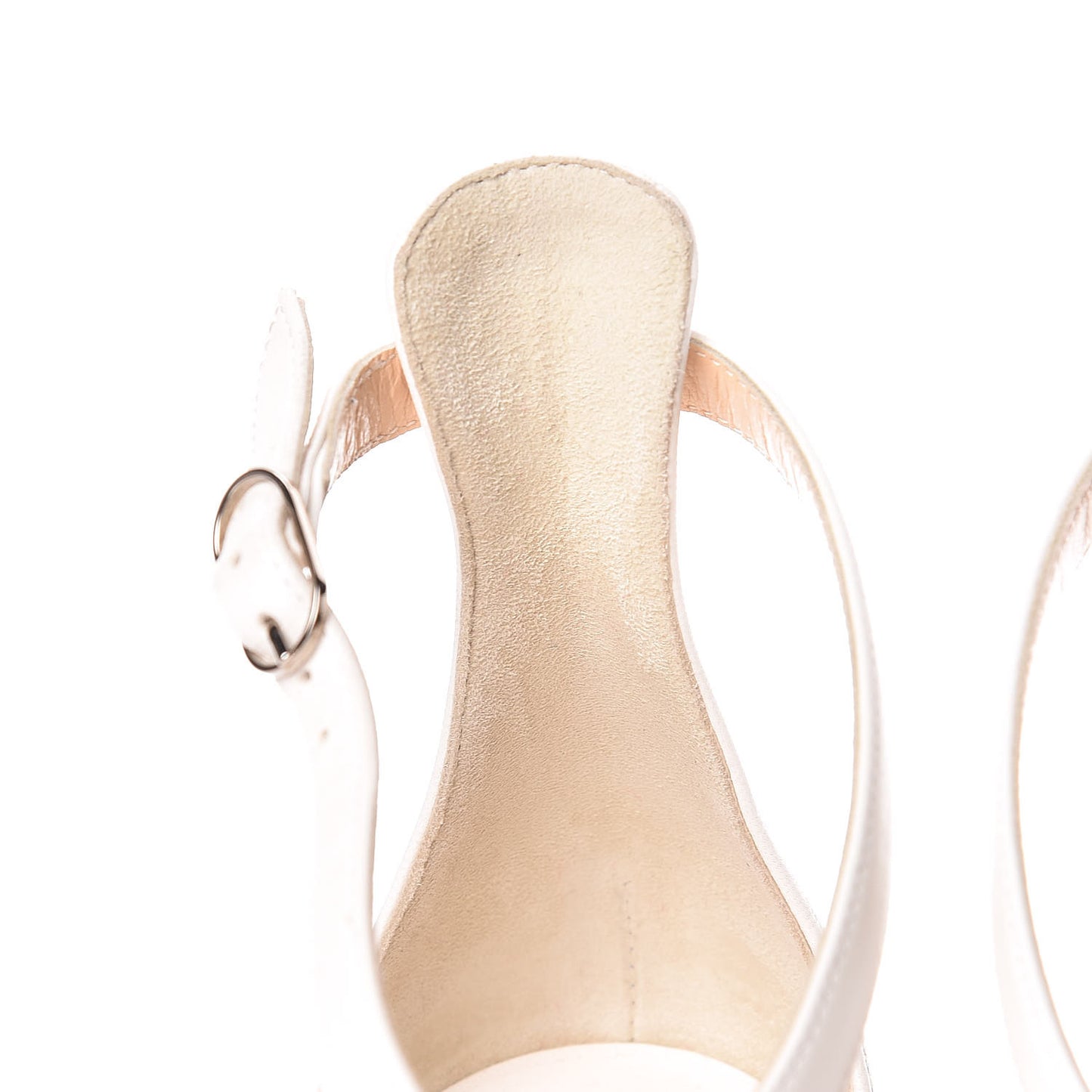 Shiny Nappa Malefissima 100 Sandals 37.5 Latte