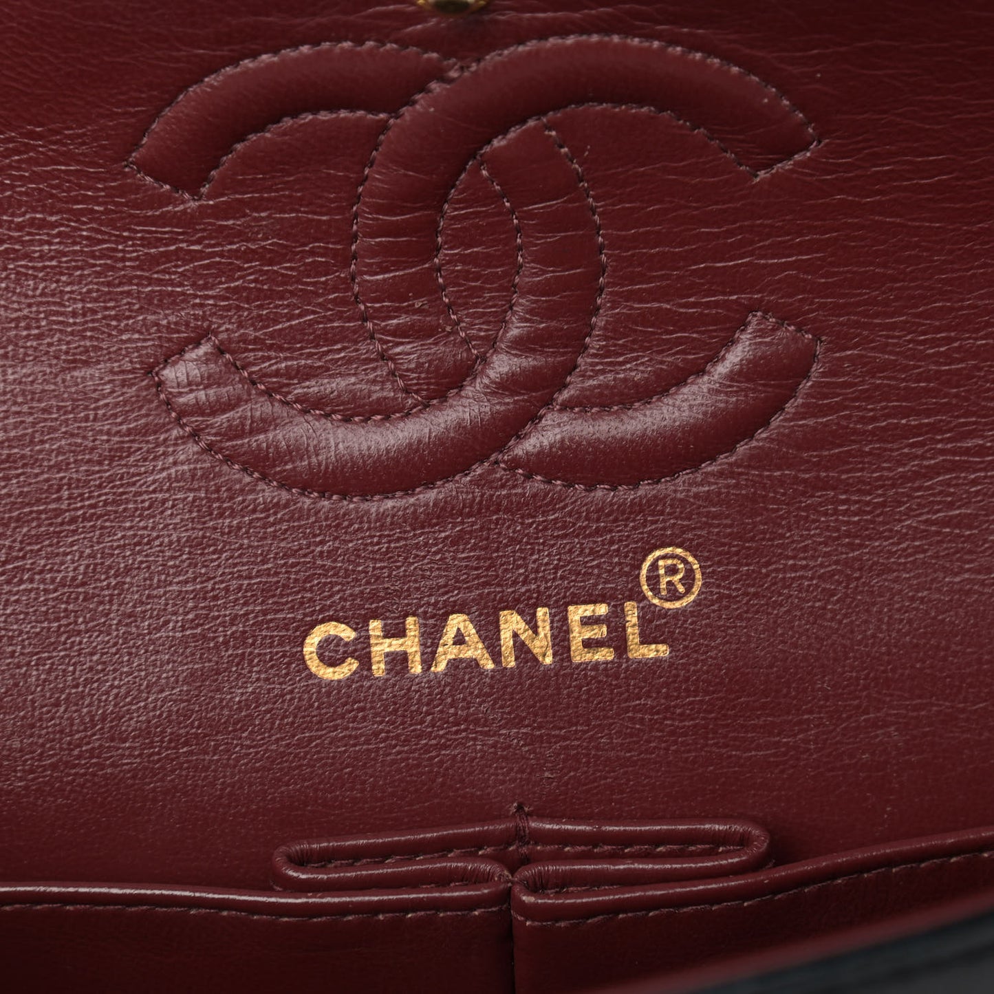 Lambskin Quilted Small Double Flap Black