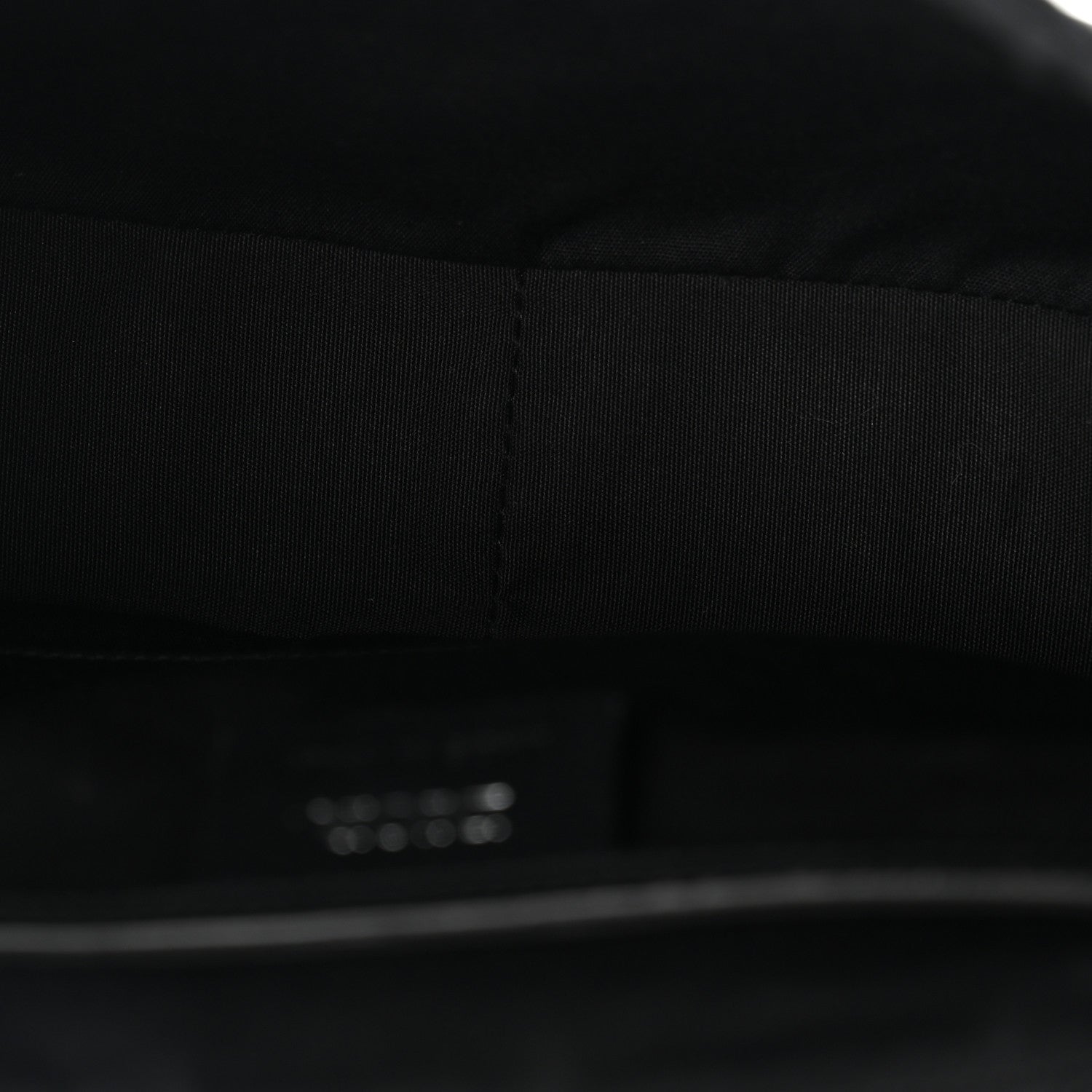Christian Dior Grained Calfskin Oblique Mini Saddle Messenger Black 5 of 11