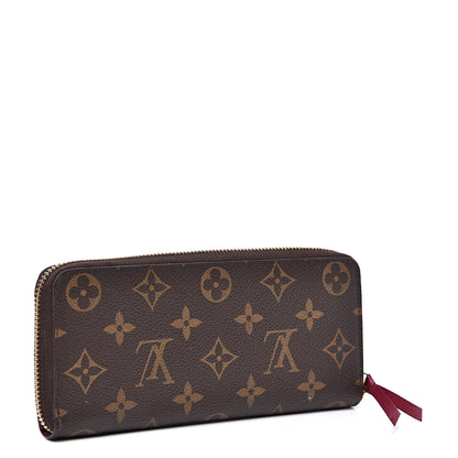 Louis Vuitton Monogram Clemence Wallet Fuchsia 2 of 8