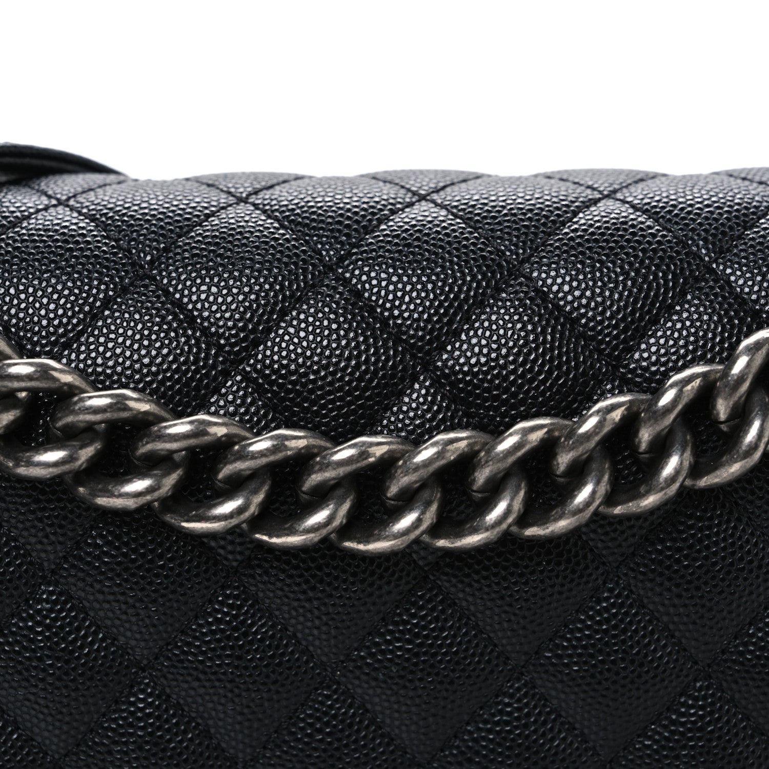 Chanel Caviar Quilted New Medium Boy Flap Black 8 of 10