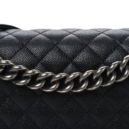 Chanel Caviar Quilted New Medium Boy Flap Black 8 of 10