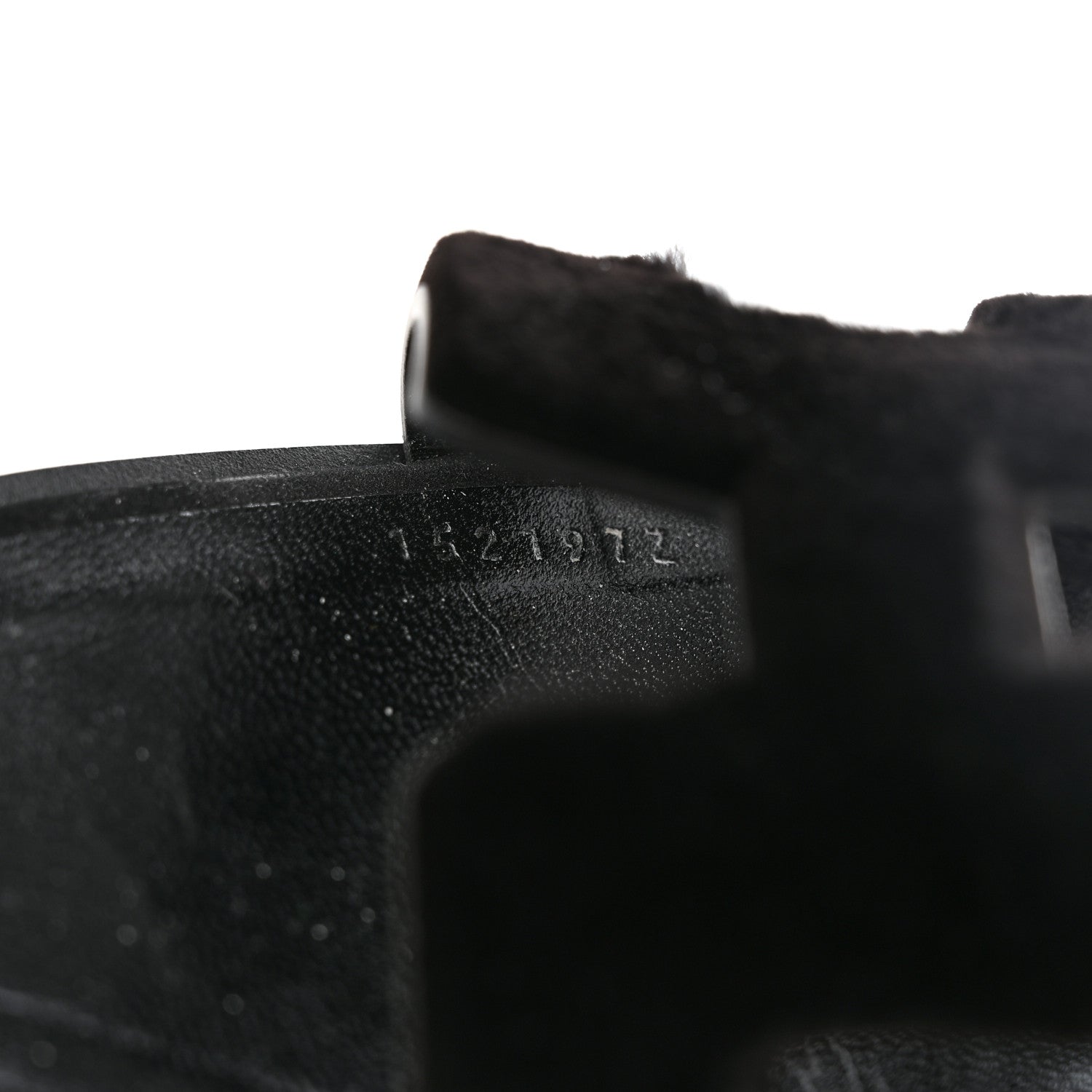 Hermes Mink Fur Oran Sandals 37 Black 8 of 14