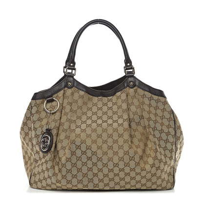Gucci Monogram Large Sukey Tote Dark Brown 1 of 12