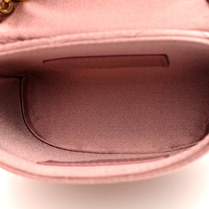 Saint Laurent Satin Matelasse Monogram Micro June Box Bag Dragee 5 of 11